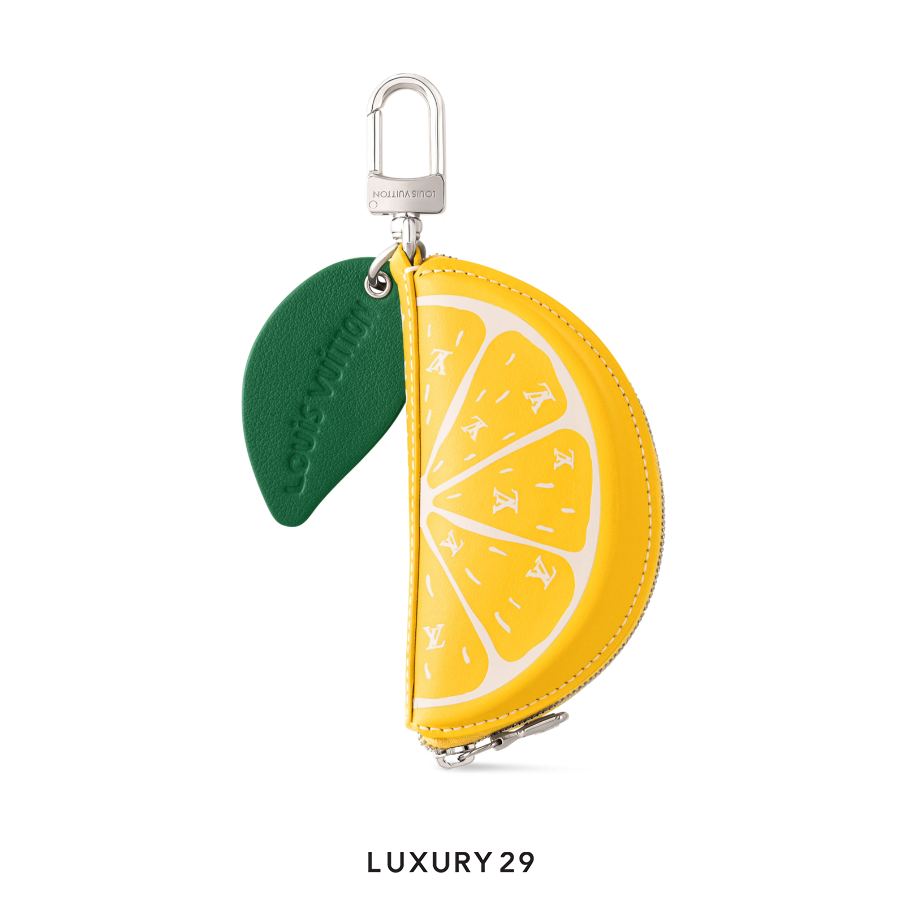 Louis Vuitton LV Lemon Bag Charm Yellow LOUIS VUITTON Luxury29