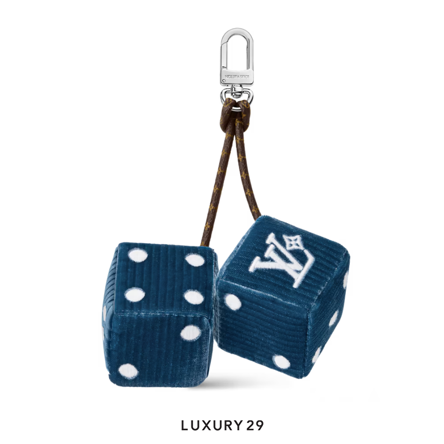 Louis Vuitton LV Lucky Dice bag charm Blue LOUIS VUITTON