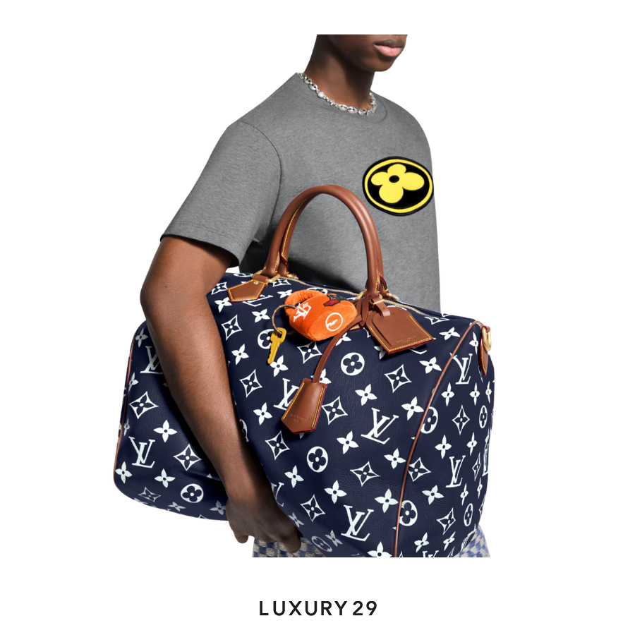 Louis Vuitton LV Lucky Lock Bag Charm Orange LOUIS VUITTON Luxury29