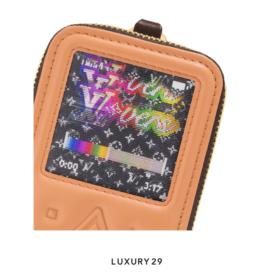 Louis Vuitton LV Music Key Holder and Bag Charm Brown LOUIS VUITTON