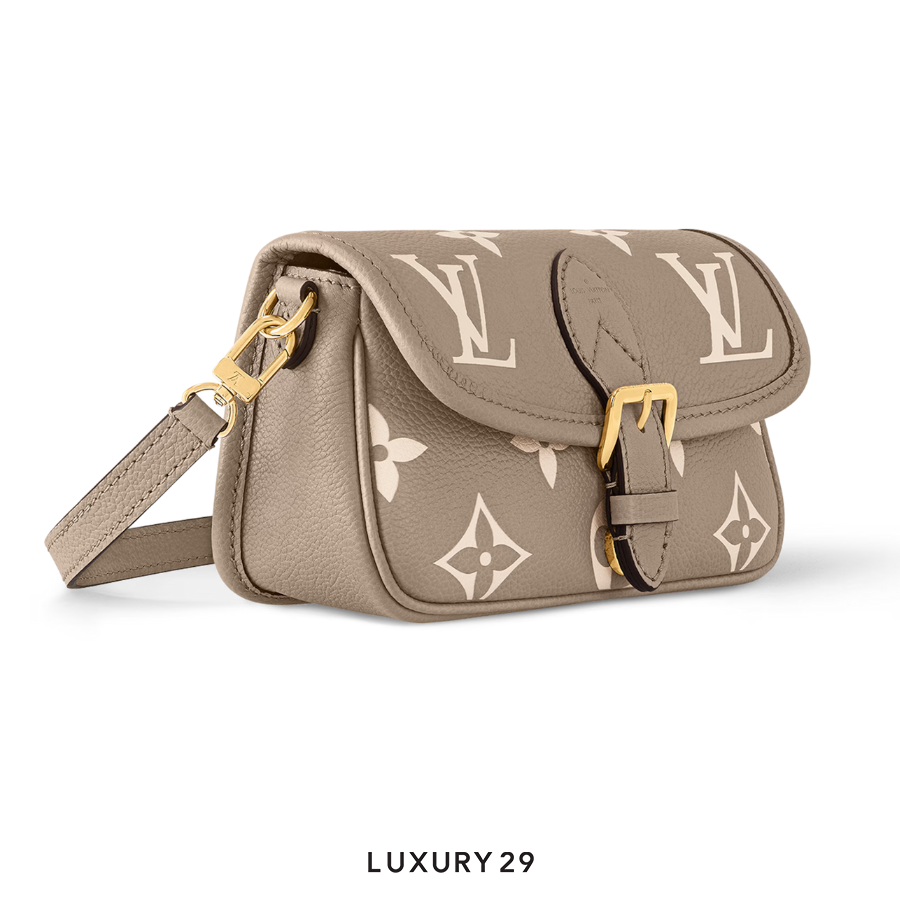 Louis Vuitton LV Nano Diane bag Monogram Canvas Turtledove Beige/Cream LOUIS VUITTON Luxury29
