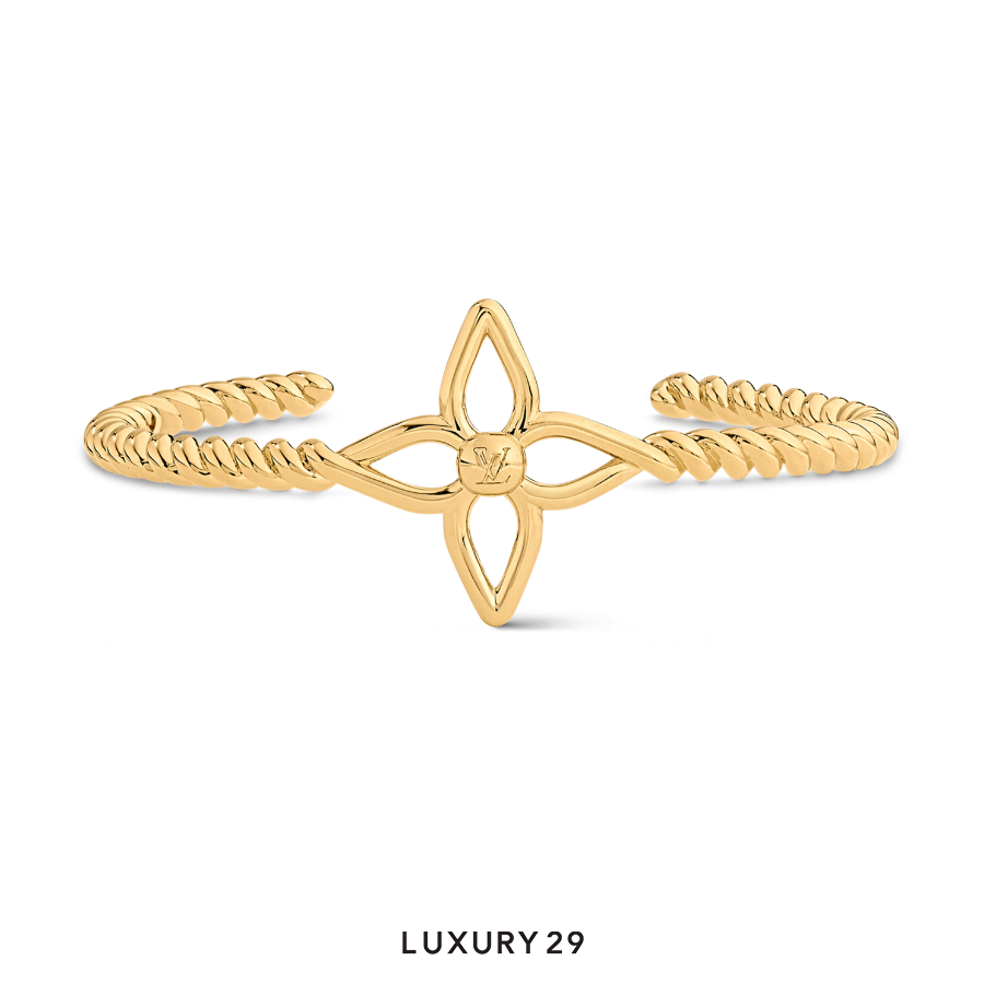 Louis Vuitton LV Nautical Rigid Bracelet Gold LOUIS VUITTON Luxury29
