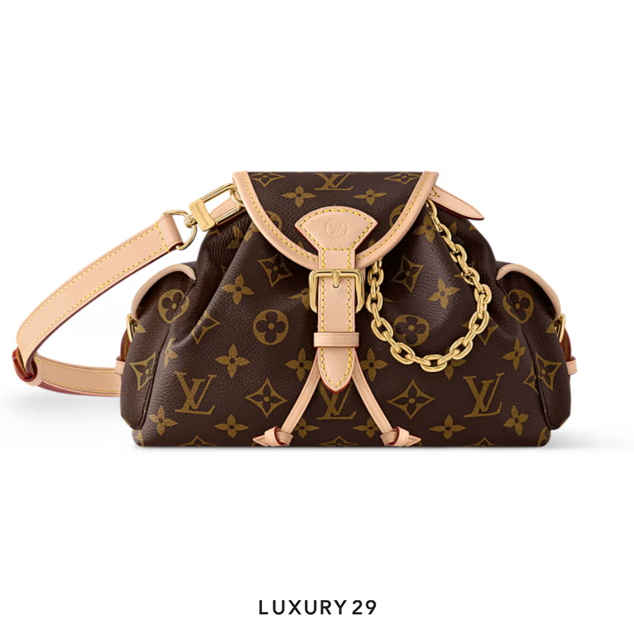 Louis Vuitton LV Odyssee bag Canvas Decorated with cowhide leather Brown LOUIS VUITTON