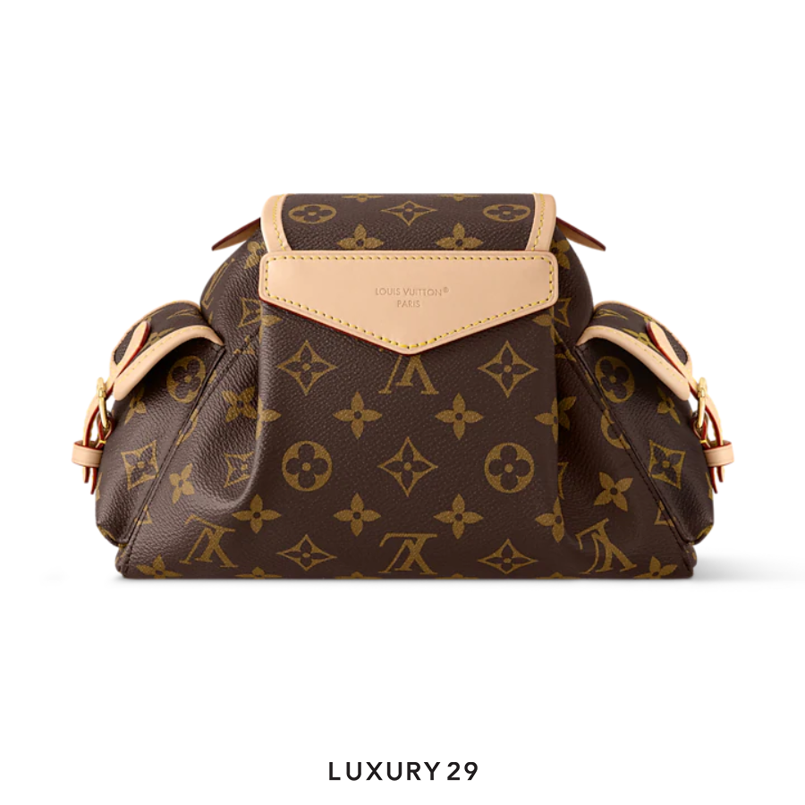 Louis Vuitton LV Odyssee bag Canvas Decorated with cowhide leather Brown LOUIS VUITTON