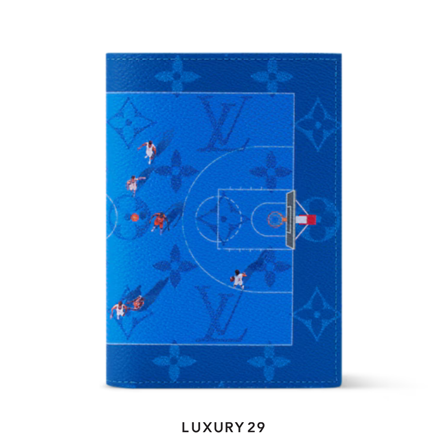 Louis Vuitton LV Passport Cover Exclusive Online Pre-launch Blue LOUIS VUITTON