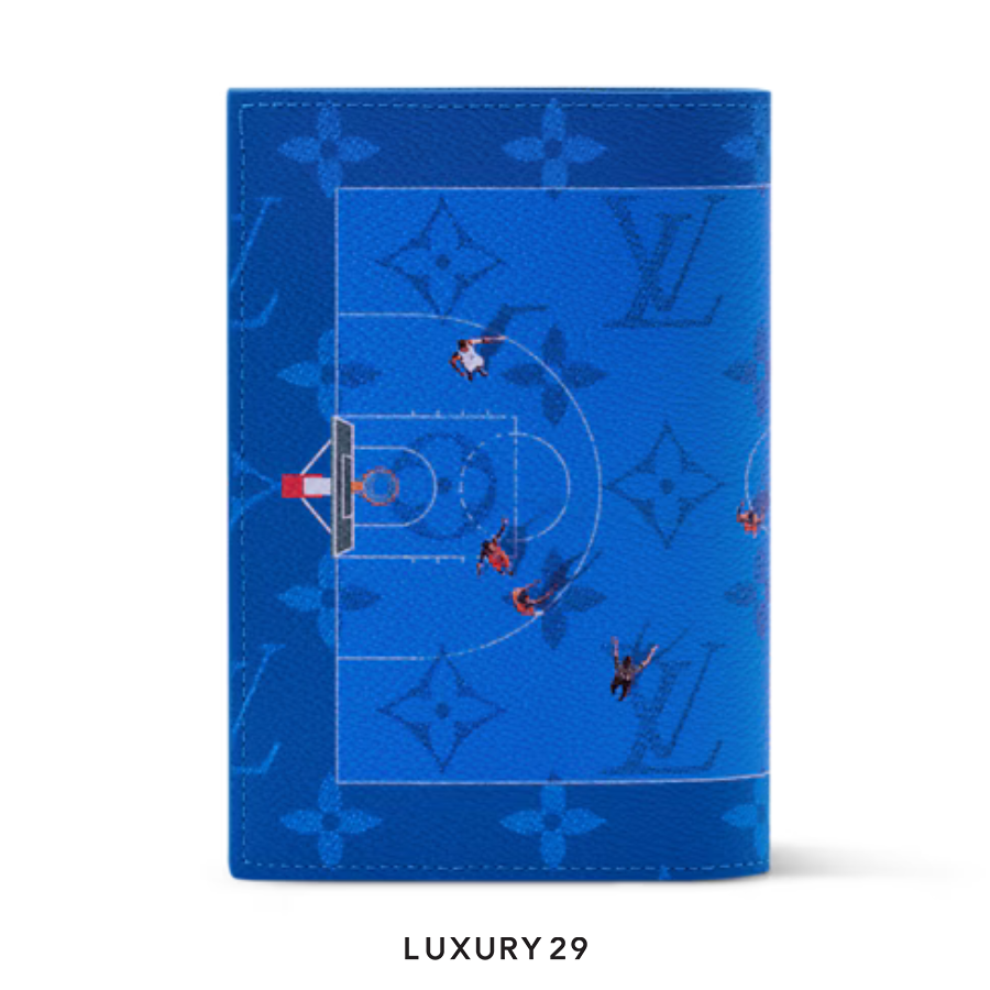 Louis Vuitton LV Passport Cover Exclusive Online Pre-launch Blue LOUIS VUITTON