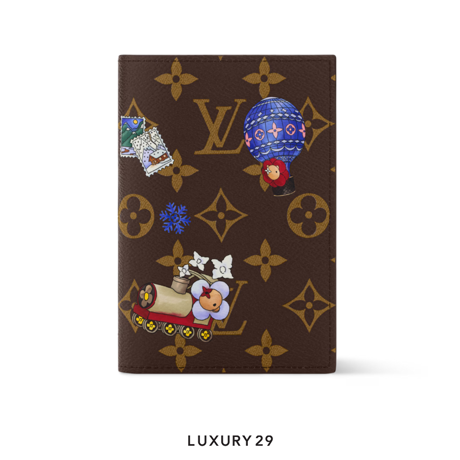 Louis Vuitton LV Passport Cover Monogram Blue Frost LOUIS VUITTON Luxury29