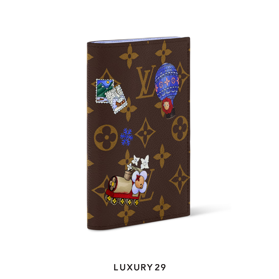 Louis Vuitton LV Passport Cover Monogram Blue Frost LOUIS VUITTON Luxury29