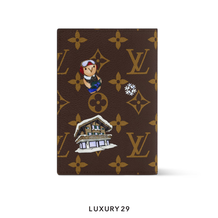 Louis Vuitton LV Passport Cover Monogram Blue Frost LOUIS VUITTON Luxury29