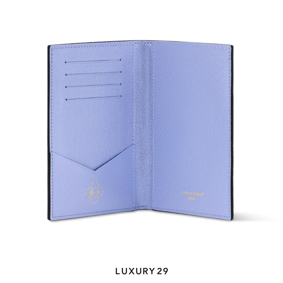 Louis Vuitton LV Passport Cover Monogram Blue Frost LOUIS VUITTON Luxury29
