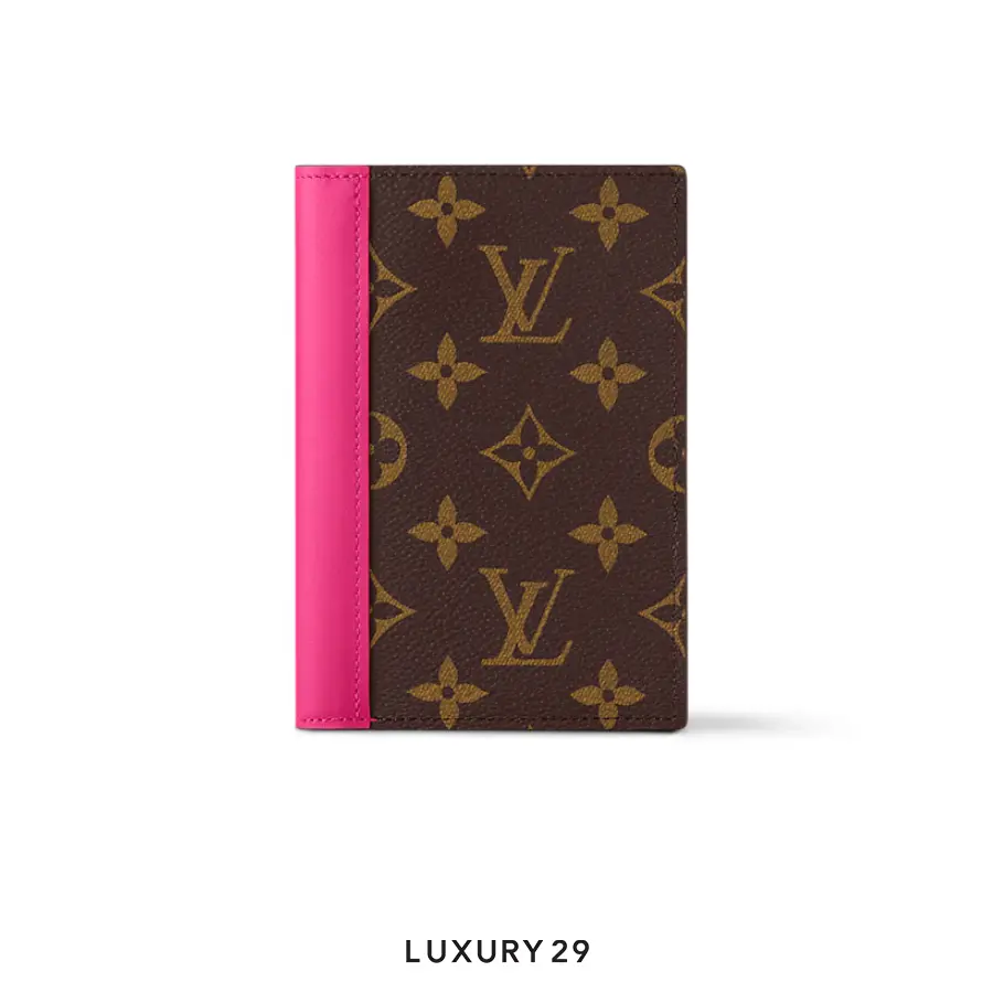 Louis Vuitton LV Passport Cover Pondichery Pink LOUIS VUITTON Luxury29