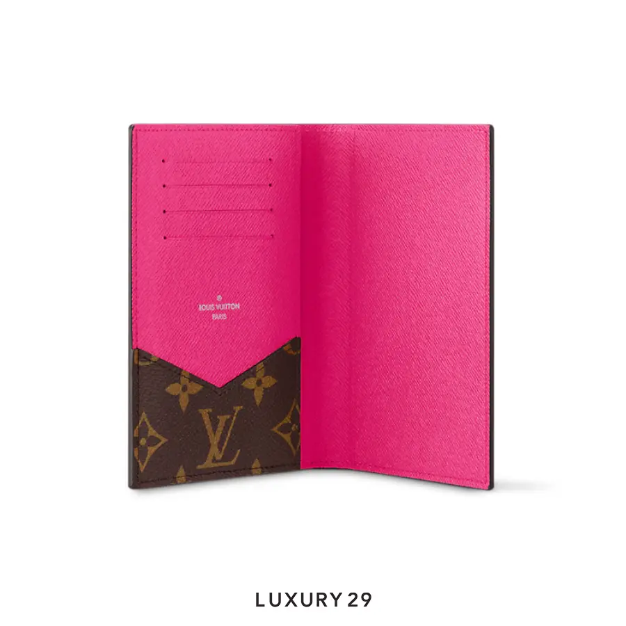 Louis Vuitton LV Passport Cover Pondichery Pink LOUIS VUITTON Luxury29
