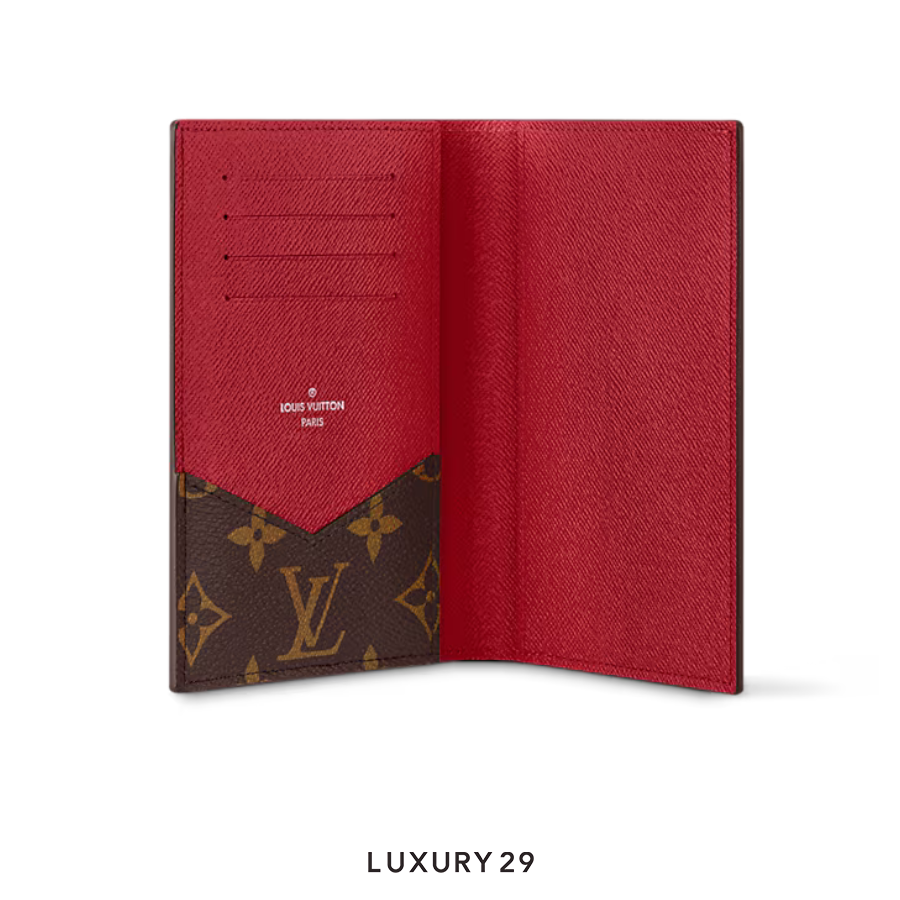 Louis Vuitton LV Passport Cover Sari Red LOUIS VUITTON