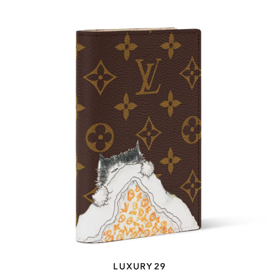 Louis Vuitton LV Passport cover Decorated with cowhide leather LOUIS VUITTON