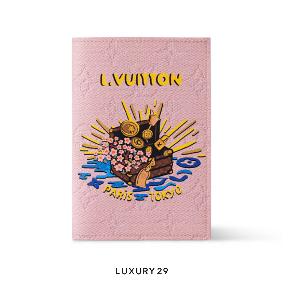 Louis Vuitton LV Passport cover Monogram canvas Pink LOUIS VUITTON
