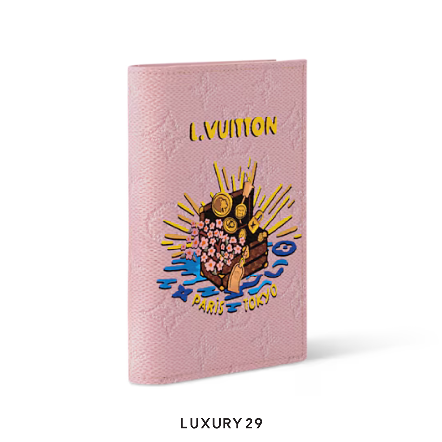 Louis Vuitton LV Passport cover Monogram canvas Pink LOUIS VUITTON