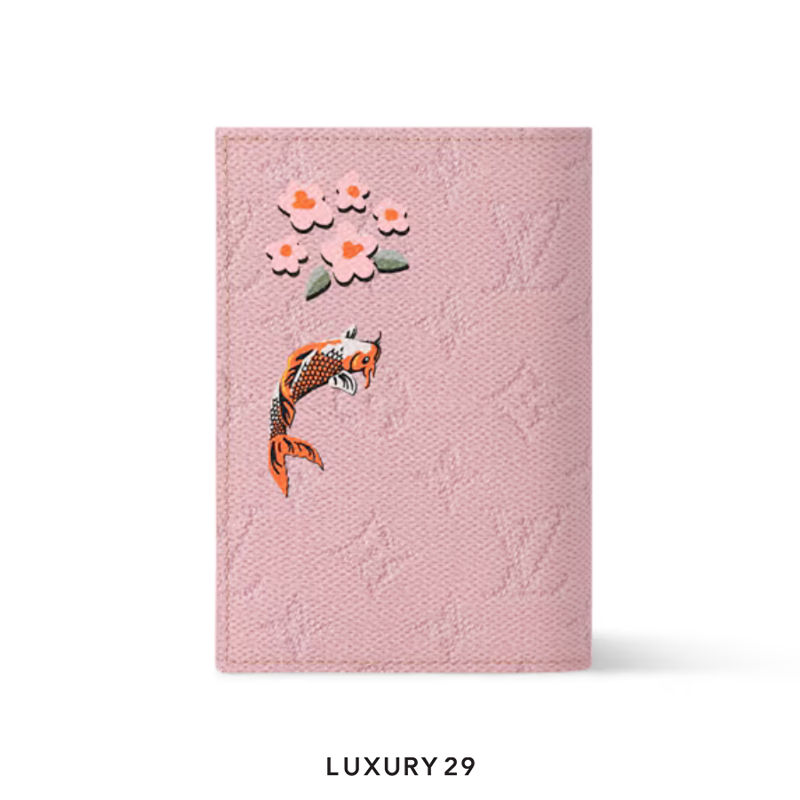 Louis Vuitton LV Passport cover Monogram canvas Pink LOUIS VUITTON