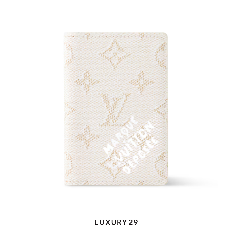 Louis Vuitton LV Pocket Organizer Monogram Heritage coated canvas Off-White LOUIS VUITTON