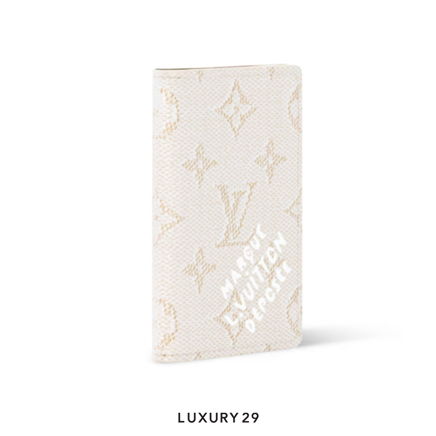 Louis Vuitton LV Pocket Organizer Monogram Heritage coated canvas Off-White LOUIS VUITTON