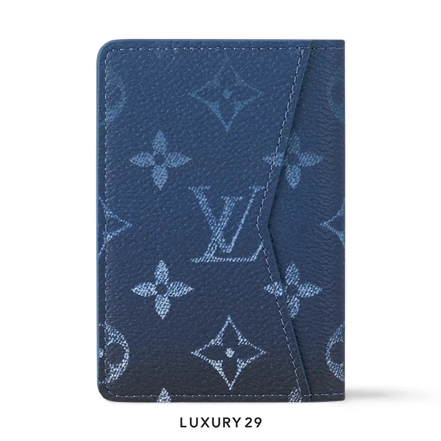Louis Vuitton LV Pocket Organizer Navy Blue LOUIS VUITTON