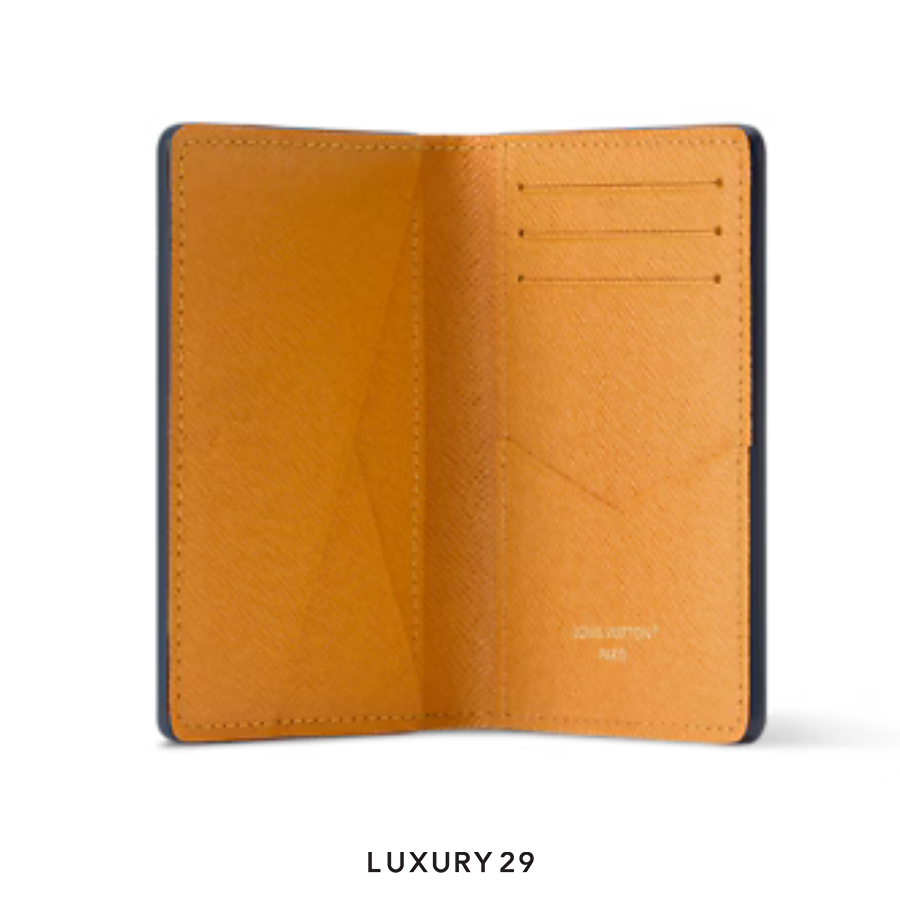 Louis Vuitton LV Pocket Organizer Wallet Blue LOUIS VUITTON