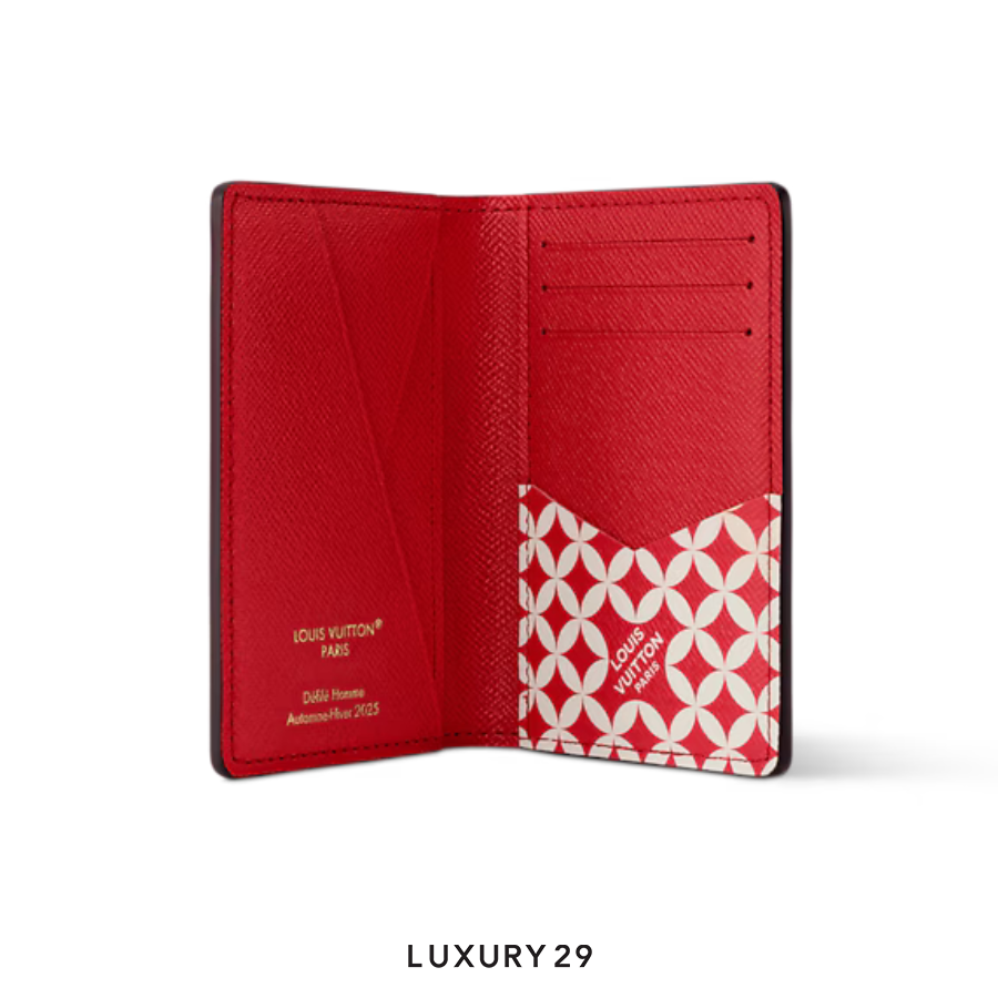 Louis Vuitton LV Pocket Organizer Wallet Damier Phriendship Canvas Brown LOUIS VUITTON