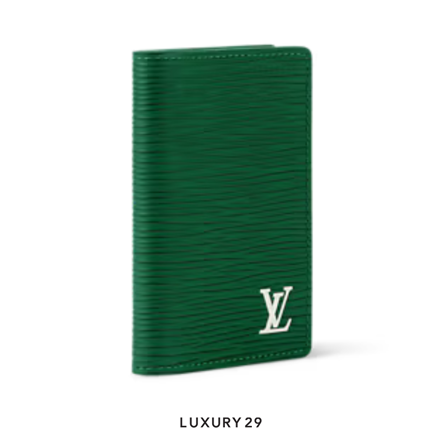 Louis Vuitton LV Pocket Organizer Wallet Green LOUIS VUITTON