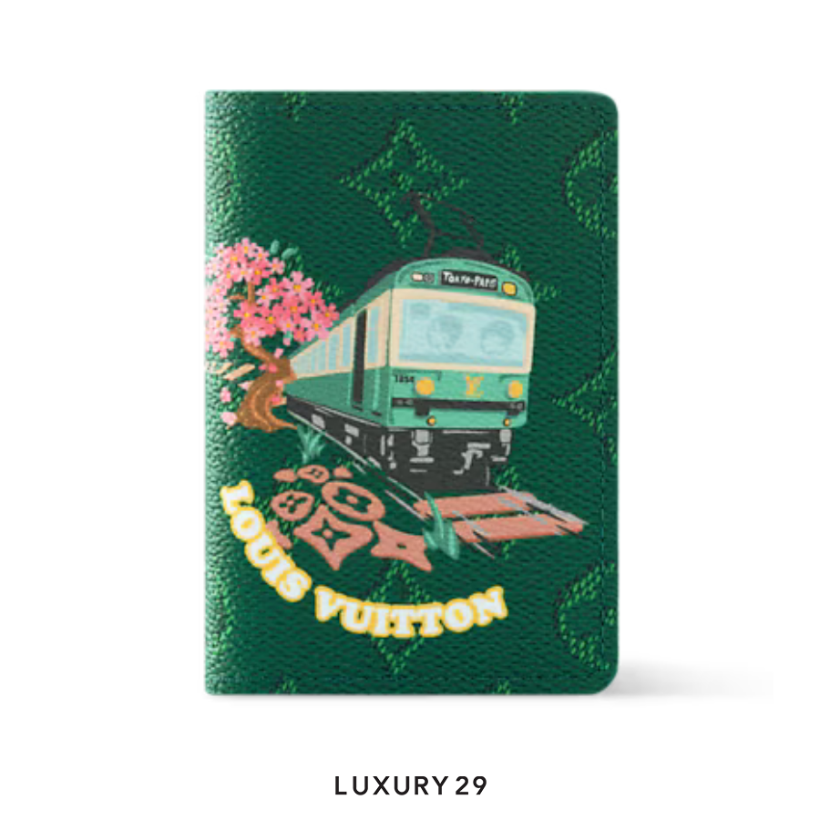 Louis Vuitton LV Pocket Organizer Wallet Green Monogram Canvas LOUIS VUITTON Luxury29