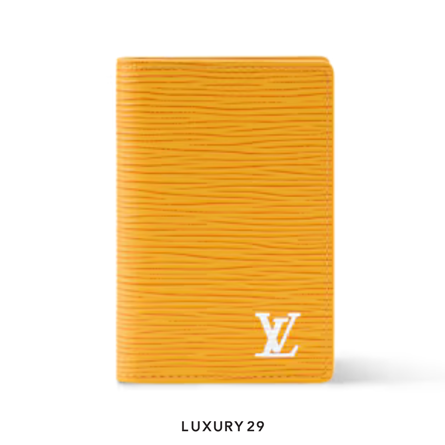Louis Vuitton LV Pocket Organizer Wallet Jaune Mat Yellow LOUIS VUITTON