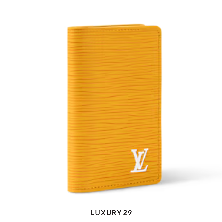 Louis Vuitton LV Pocket Organizer Wallet Jaune Mat Yellow LOUIS VUITTON
