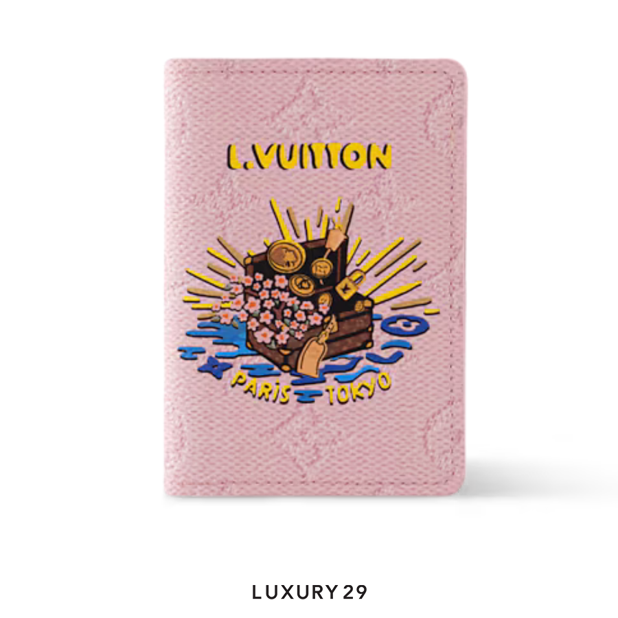 Louis Vuitton LV Pocket Organizer Wallet Pink LOUIS VUITTON