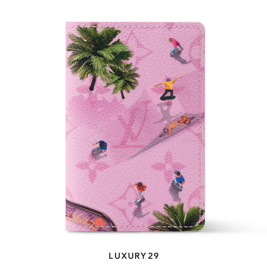Louis Vuitton LV Pocket Organizer Wallet Pink LOUIS VUITTON