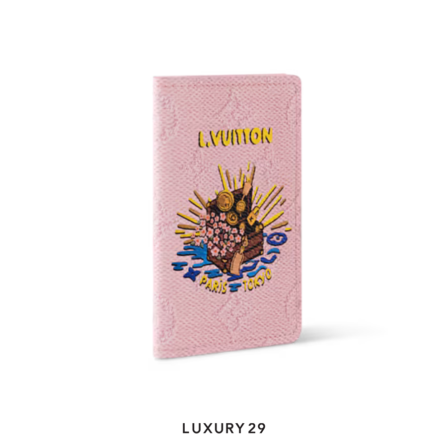 Louis Vuitton LV Pocket Organizer Wallet Pink LOUIS VUITTON