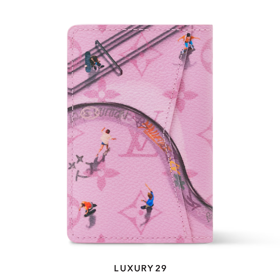 Louis Vuitton LV Pocket Organizer Wallet Pink LOUIS VUITTON
