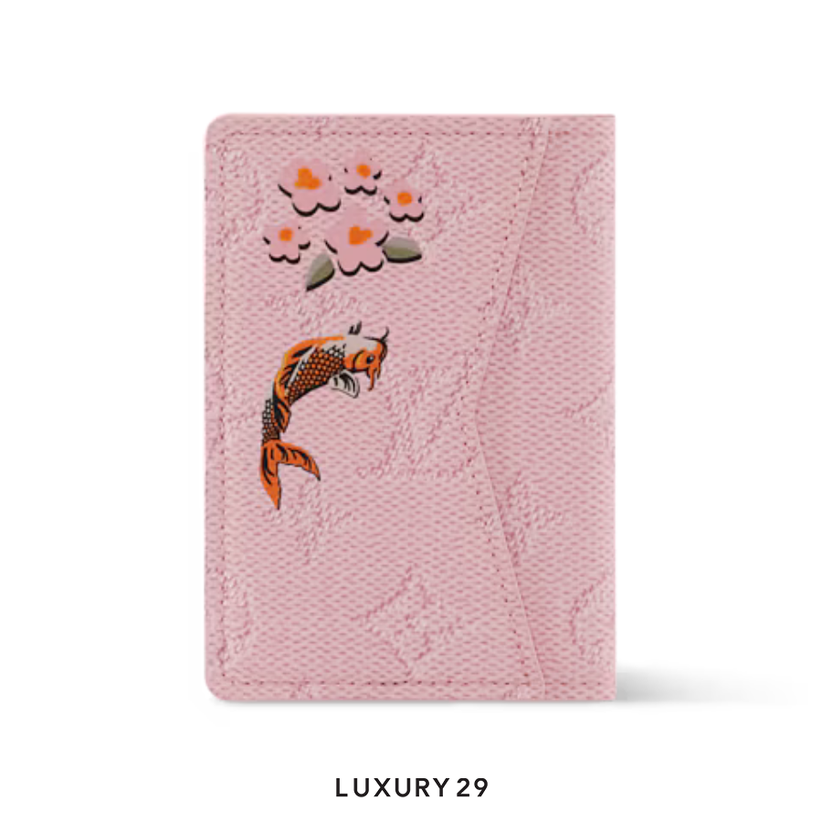 Louis Vuitton LV Pocket Organizer Wallet Pink LOUIS VUITTON