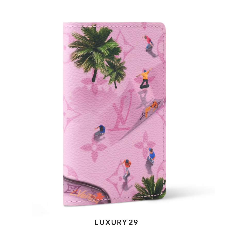 Louis Vuitton LV Pocket Organizer Wallet Pink LOUIS VUITTON