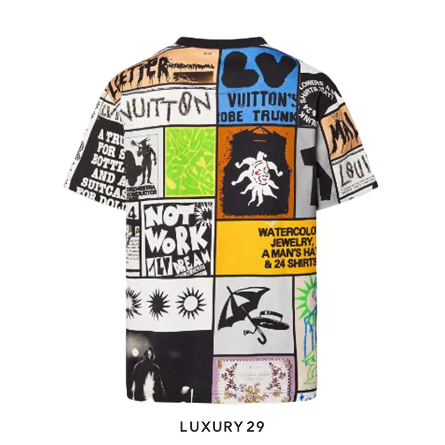Louis Vuitton LV Printed Cotton T-Shirt LOUIS VUITTON Luxury29