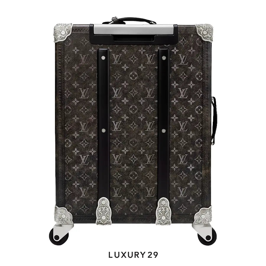 Louis Vuitton LV Rolling Trunk Bag Black LOUIS VUITTON