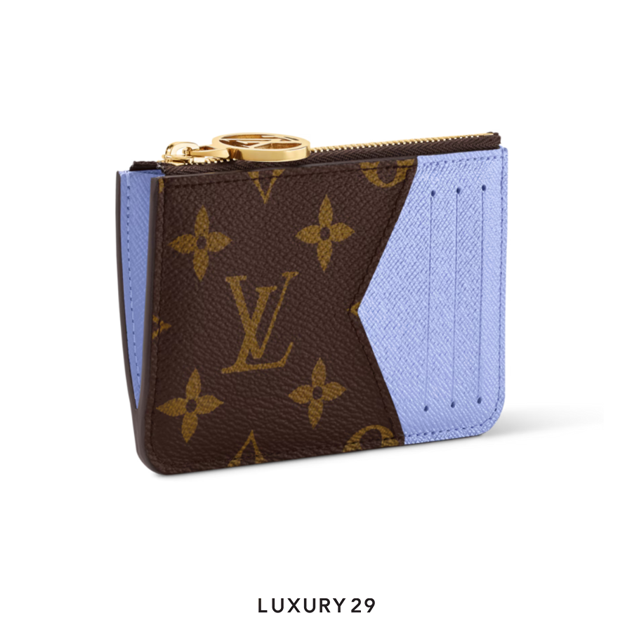 Louis Vuitton LV Romy Card Holder Monogram Blue Frost LOUIS VUITTON Luxury29