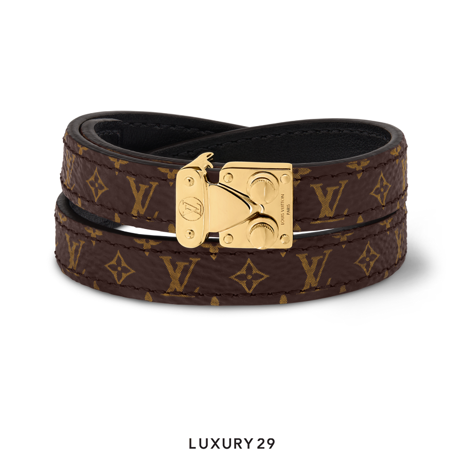 Louis Vuitton LV S-Lock Double Tour Bracelet LOUIS VUITTON Luxury29