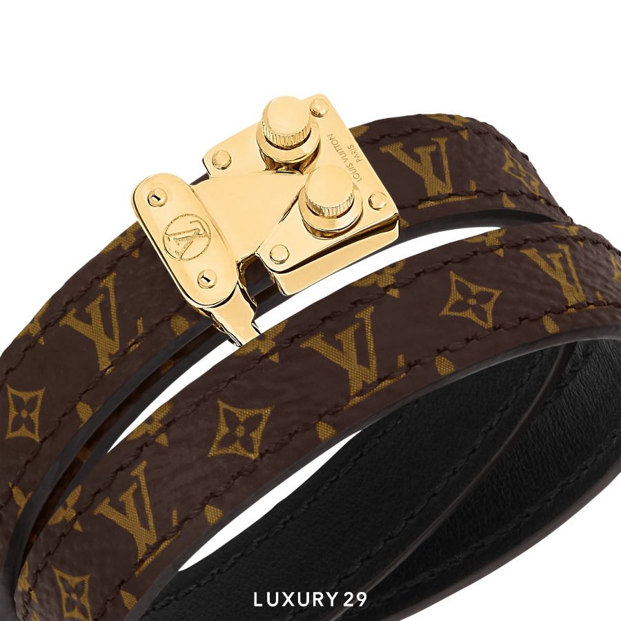 Louis Vuitton LV S-Lock Double Tour Bracelet LOUIS VUITTON Luxury29