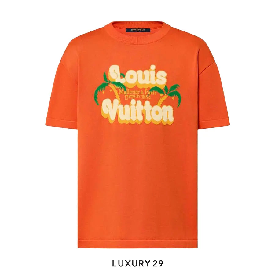Louis Vuitton LV Short-Sleeved Cotton Crewneck0311003500-1AFQQZ-10-0033Apparel & Accessories > Clothing > Clothing Tops > T-Shirts