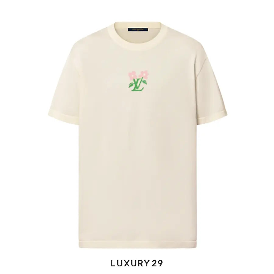 Louis Vuitton LV Short-Sleeved Cotton Knitted Crewneck
