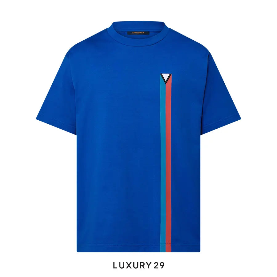 Louis Vuitton LV Short-Sleeved Embroidered Cotton T-Shirt