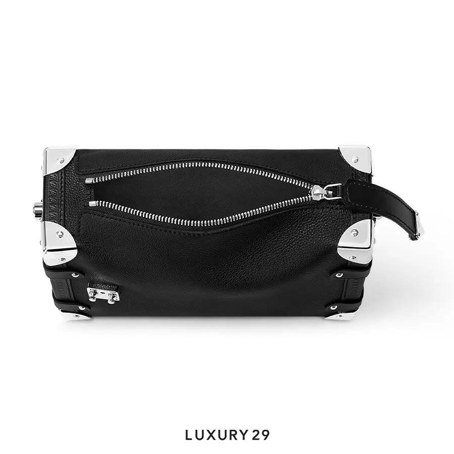 Louis Vuitton LV Side Trunk MM Bag Black LOUIS VUITTON