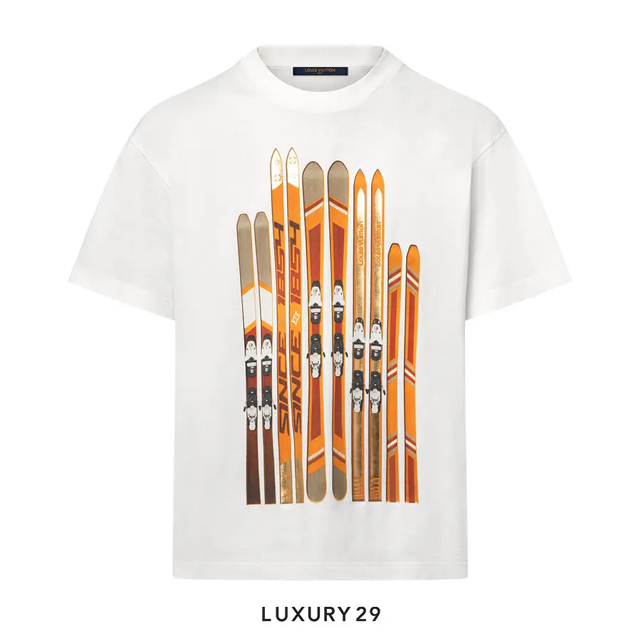 Louis Vuitton LV Ski Printed Cotton T-Shirt