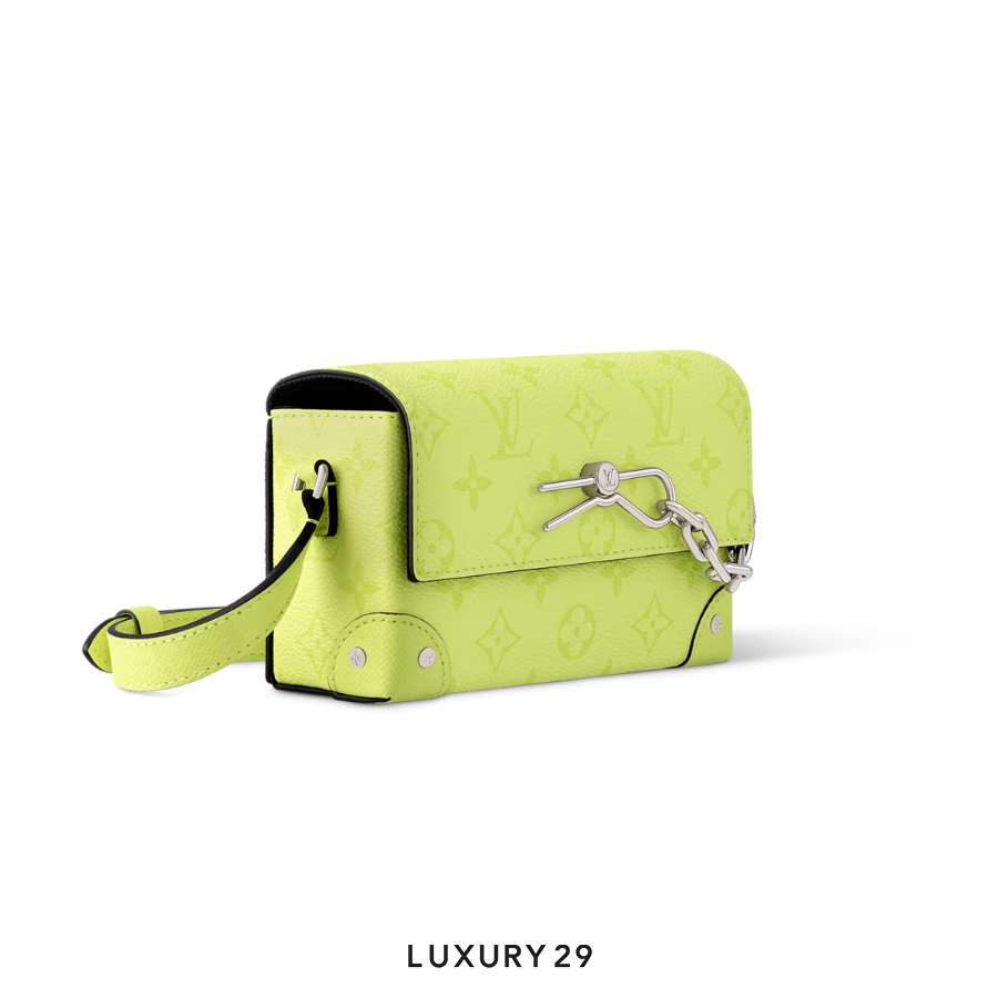 Louis Vuitton LV Steamer Wearable Wallet Monogram coated canvas and Taiga cowhide leather Lemon Yellow LOUIS VUITTON