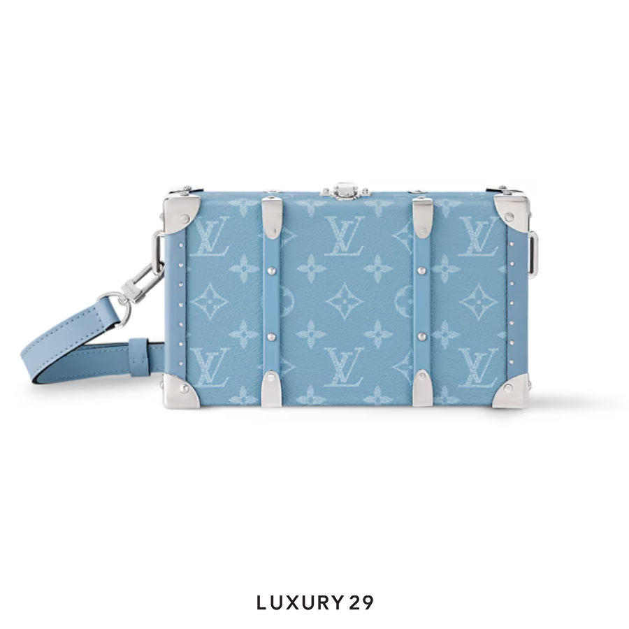 Louis Vuitton LV Taigarama Wallet Trunk Blue LOUIS VUITTON