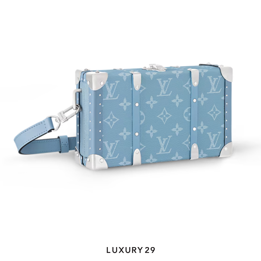 Louis Vuitton LV Taigarama Wallet Trunk Blue LOUIS VUITTON
