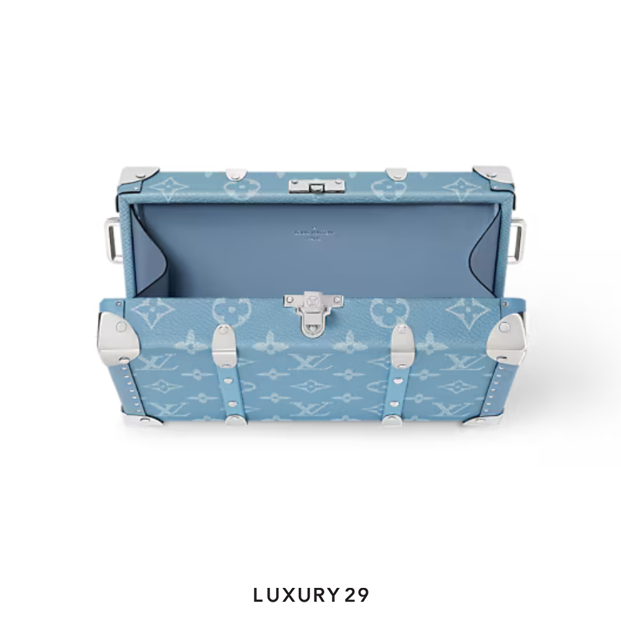 Louis Vuitton LV Taigarama Wallet Trunk Blue LOUIS VUITTON